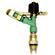 Sime úderový postrekovač Junior, celokruhový, 1/2"M + tryska 4 mm