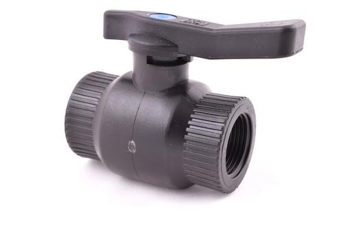 PP guľový ventil páka 1 1/2" FF, PN16