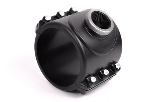 Plastica Alfa navŕtavací pás 140 x 2" F s oceľovým krúžkom, PN16