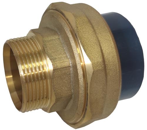 Šróbenie závitové PVC - Mosadz 50 x 1 1/2