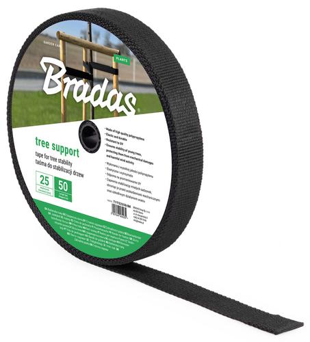 Viazací úväz - popruh na stromy čierny 25 mm BR